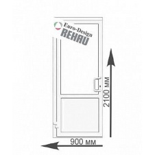 Двері вхідні металопластикові 60 мм