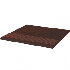 Степень рельефная прямая Paradyz Cloud brown duro 30x30 см