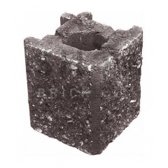 Камень навесной угловой Силта-Брик Элит 34 129х150х129 мм Киев