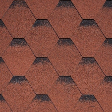 Битумная черепица IKO Armourshield 318х1000 мм 20 Tile Red Ultra