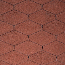 Битумная черепица IKO DiamantShield 284х1000 мм 10 Tile Red