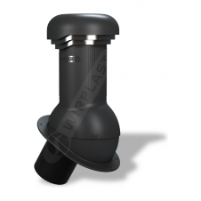 Вентиляційний вихід Wirplast Wirovent Normal Pro W05 125x440 мм чорний RAL 9005