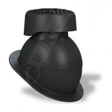 Фото - Фановый выход Wirplast Normal K83 110х265 мм черный RAL 9005 Фановый выход Wirplast Normal K83 110х265 мм черный RAL 9005