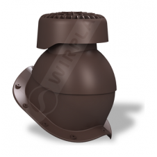 Фановый выход Wirplast Perfekta K84 110х265 мм коричневый RAL 8017