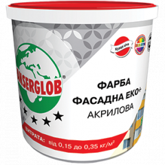 Краска акриловая Anserglob Фасад Эко+ 14 кг Киев