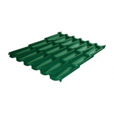 Металлочерепица RAUNI Premium 1180/1100 мм 0,45 мм Polyester SeAH Steel (Корея) RAL 6002