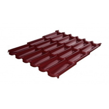 Металлочерепица RAUNI Premium 1180/1100 мм 0,45 мм MAT Polyester SeAH Steel (Корея) RAL 3005