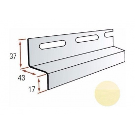 Планка навісна Альта-Профіль Alta-Siding 3660 мм лимонний