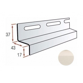 Планка навісна Альта-Профіль Alta-Siding 3660 мм бежевий