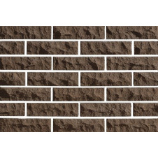 Фото - Цегла облицювальна ECOBRICK скеля рваний камінь 250х100х65 мм коричневий Цегла облицювальна ECOBRICK скеля рваний камінь 250х100х65 мм коричневий