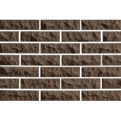 Цегла облицювальна ECOBRICK скеля рваний камінь 250х100х65 мм коричневий Київ