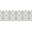 Плитка Opoczno Pret a Porter black&white mosaic 25x75 см Рівне
