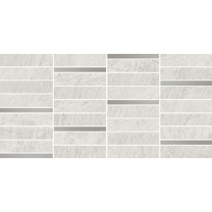 Плитка Opoczno Yakara white mosaic steel 22,2x44,6 см Рівне