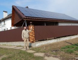 Чистый актив: Как житель Винницкой области установил на крыше солнечную станцию и очень этому рад