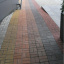 Тротуарная плитка Золотой Мандарин Кирпич стандартный 200х100х60 мм на сером цементе коричневый Днепр