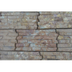 Фасадная плитка рифленая 380x200x25 мм янтарь Киев