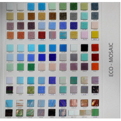Мозаика стеклянная на бумаге Eco-mosaic ОДНОТОННАЯ 20x20 мм Чернигов
