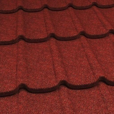 Композитная черепица Gerard Diamant 1260х400 мм spanish red