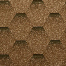 Фото - Гнучка черепиця Katepal Katrilli 1000х317 мм Золотий пісок Гнучка черепиця Katepal Katrilli 1000х317 мм Золотий пісок