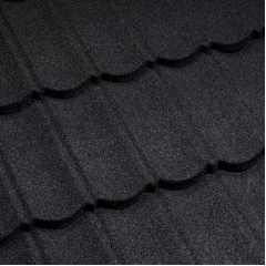 Композитна черепиця Metrotile 1330x410 мм coal black Київ