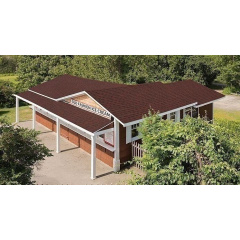 Битумная черепица IKO Cambridge Xpress 349x1038 мм 55 Riviera Red Лозовая