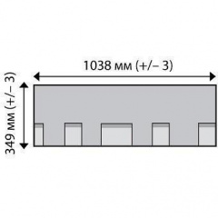 Битумная черепица IKO Cambridge Xpress 349x1038 мм 55 Riviera Red Лозовая