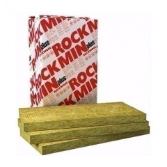 Плита из каменной ваты ROCKWOOL ROCKMIN PLUS 1000x600x100 мм Киев