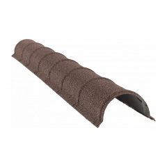 Планка гребеня круглого QueenTile 1,98 м brown Ворожба