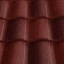 Композитная черепица Metrotile Roman 1280x410 мм red-brown Хмельник