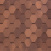 Битумно-полимерная черепица Tegola Nobil Tile Вест 1000х337 мм красно-коричневый
