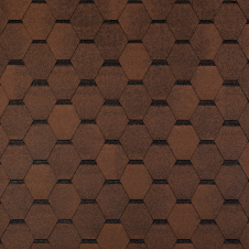 Фото - Бітумна черепиця Tegola Top Shingle Smalto 3 м2 коричневий Бітумна черепиця Tegola Top Shingle Smalto 3 м2 коричневий