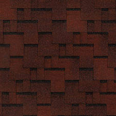 Фото - Битумная черепица Tegola Top Shingle Futuro 3 м2 красный Битумная черепица Tegola Top Shingle Futuro 3 м2 красный