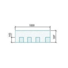 Бітумна черепиця Tegola Преміум Майстер 1000х337 мм дерево Красноград