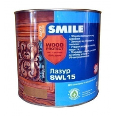 Лазурь SMILE SWL-15 WOOD PROTECT 2 л чорне дерево Суми