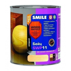 Бейц алкідний SMILE SWP-11 WOOD PROTECT Elite 0,75 л олива Свеса