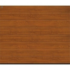 Ворота гаражные секционные Hormann RenoMatic light 2500х2125 мм Golden Oak decocolor