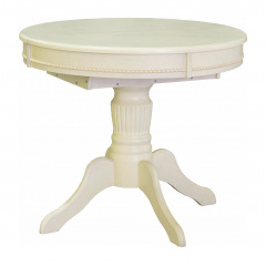 Стол обеденный Мебель-Сервис Версаль раскладной 890х750х890/1210 мм венге белый Львов