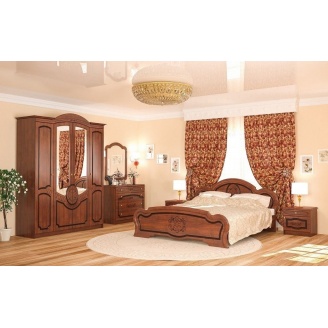 Спальня Барокко 5Д вишня Мебель-Сервис