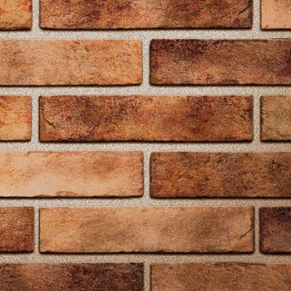 Плитка керамогранит Golden Tile BrickStyle Seven Tones 250х60х10 мм оранжевый (34Р020)