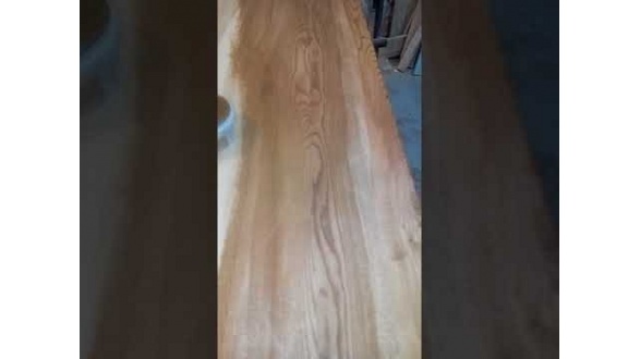 Обработка деревяного стола масло воском Oak House