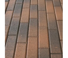 Тротуарна плитка Золотий Мандарин Цегла вузька 210х70х60 мм латина
