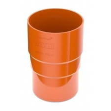 Муфта труби Bryza 125 90,2х145х84,5 мм цегляний