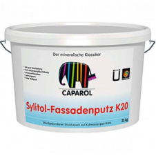 Фасадная силикатная штукатурка Caparol Sylitol Fassadenputz К 20 25 кг