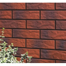 Фасадная клинкерная плитка Cerrad ELEWACJA RUSTICO ROT с оттенком 245х65 мм