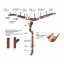 Соединитель желоба Прушиньски Niagara 110 мм коричневый Киев