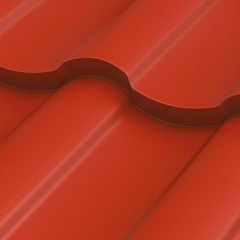 Металлочерепица Прушиньски Arad модульная purlak 1179х401х60 мм терракотовый Купянск