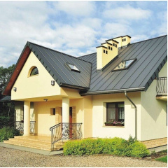 Фальцева панель Прушиньскі Retroline 510P purmat 510х0,5 мм вишня Рівне