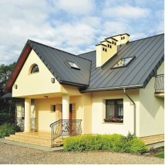 Фальцева панель Прушиньскі Retroline 510P РЕ 510х0,5 мм вишня Чернівці