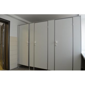 Сантехническая перегородка кабинка Века Строй из ЛДСП под индивидуальные размеры для туалета с дверью