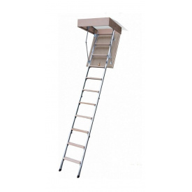 Чердачная лестница Bukwood ECO Metal Mini 100х70 см